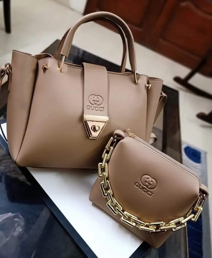 Luxury 2 Piece Gucci-Inspired Handbag Set